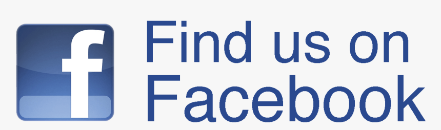 facebook logo. Find us on Facebook